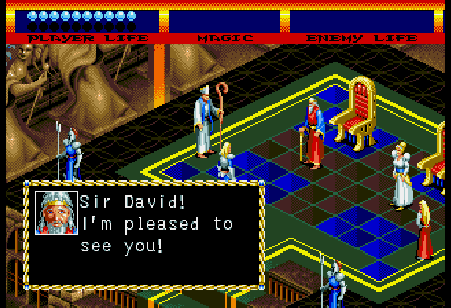 Sir David at the start of Crusaders of Light.