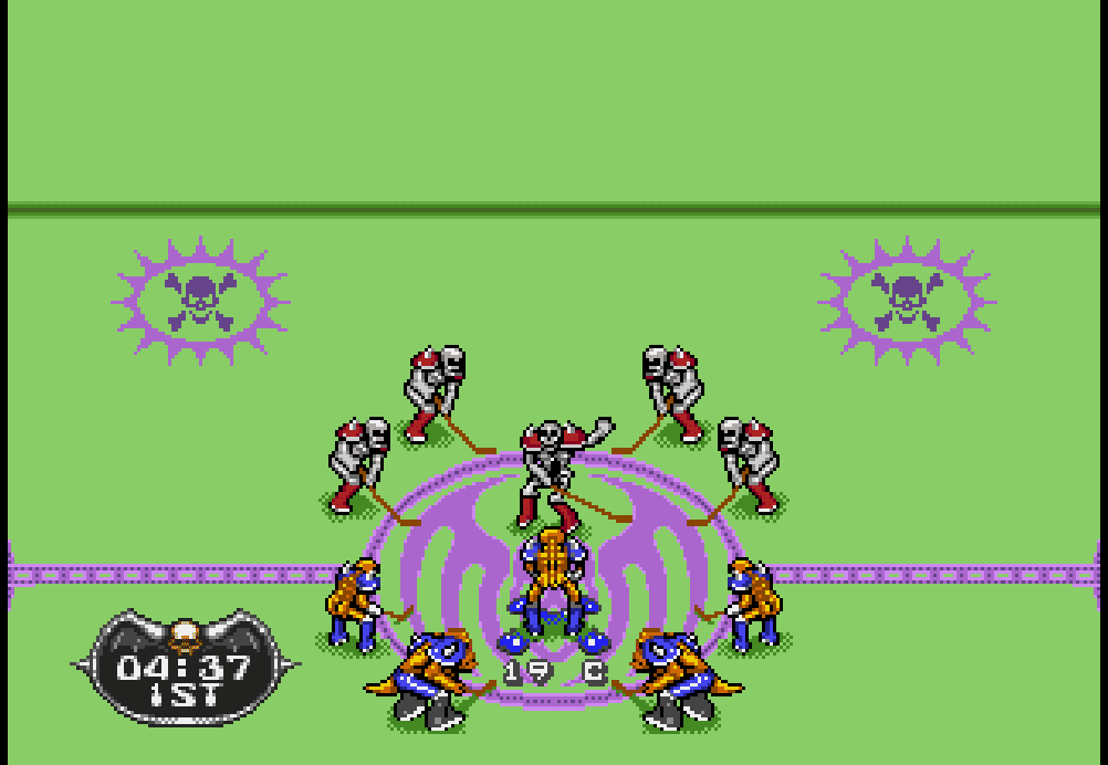 Mutant League Hockey is a very fun ice hockey game for the Sega Genesis.