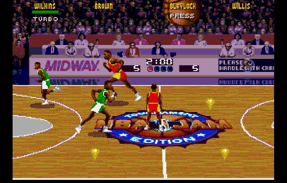 NBA Jam: Tournament Edition, a great game for the Sega Genesis.