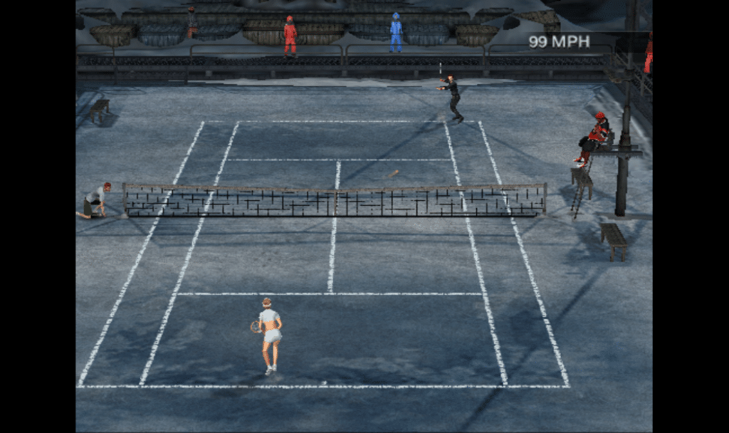 Outlaw Tennis is a fun tennis title and PS2 game.