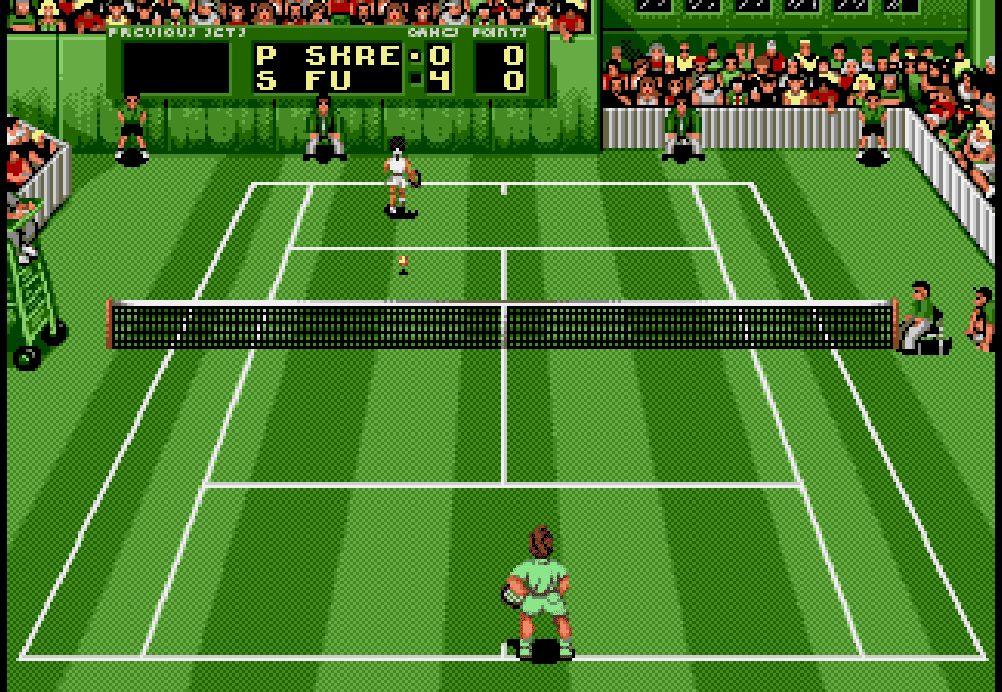 Pete Sampras Tennis is a great video game for the Sega Genesis.