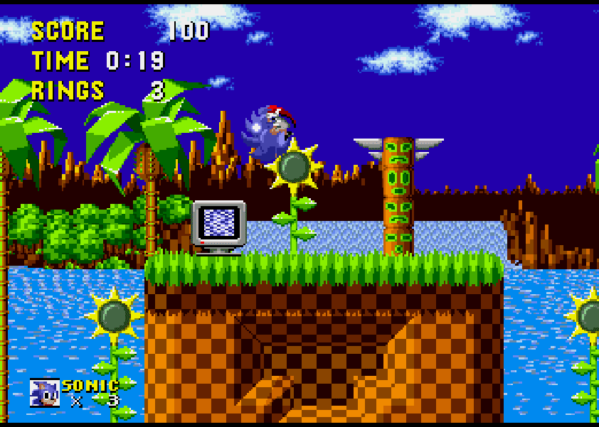 Sonic the Hedgehog in the original title.