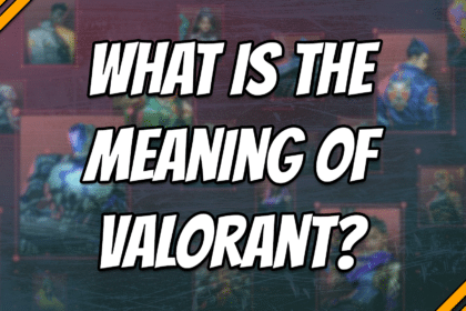 What is the Meaning of Valorant title card.
