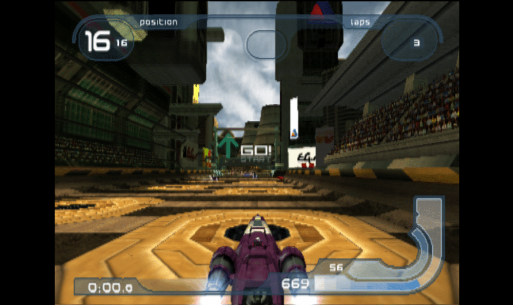 Wipeout Fusion is a very fun futuristic racing game.
