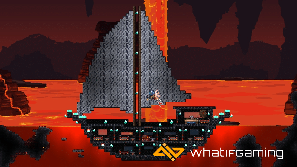 terraria underworld sailboat lava