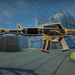 A photo of the M4A1-S GOLDEN COIL
