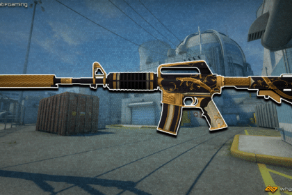 A photo of the M4A1-S GOLDEN COIL
