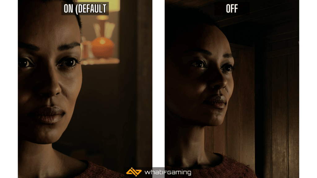 Depth of Field in Alan Wake 2 (On vs Off)