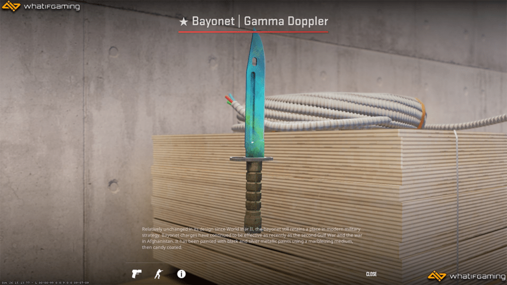 Bayonet Gamma Doppler