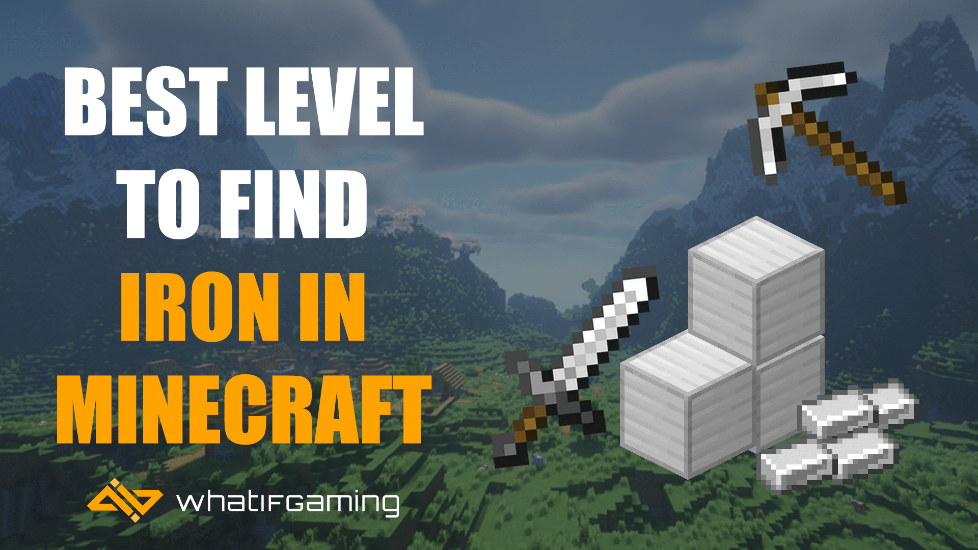 Best level to find iron in Minecraft 1.20