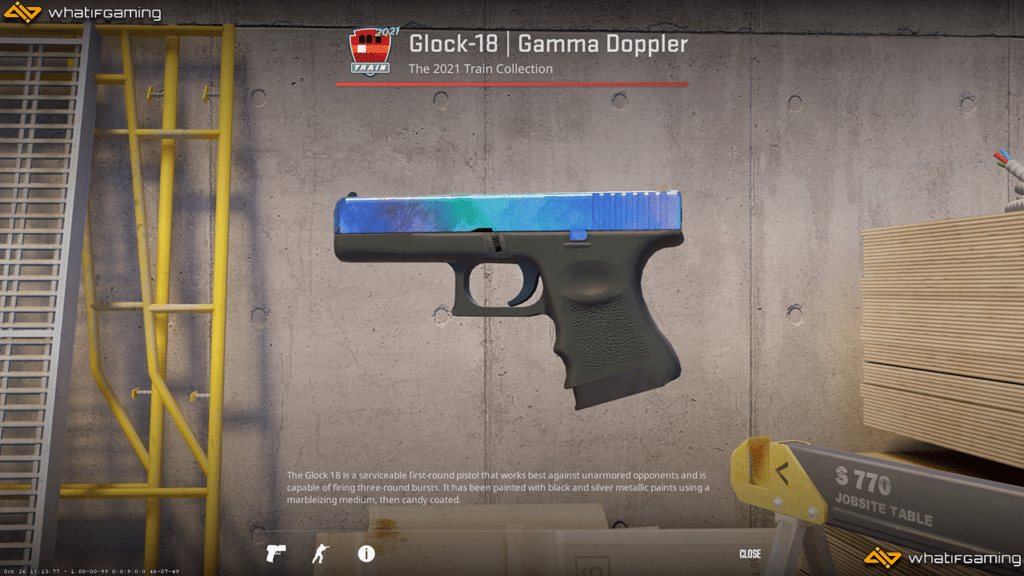 Glock-18 Gamma Doppler skin in CS2