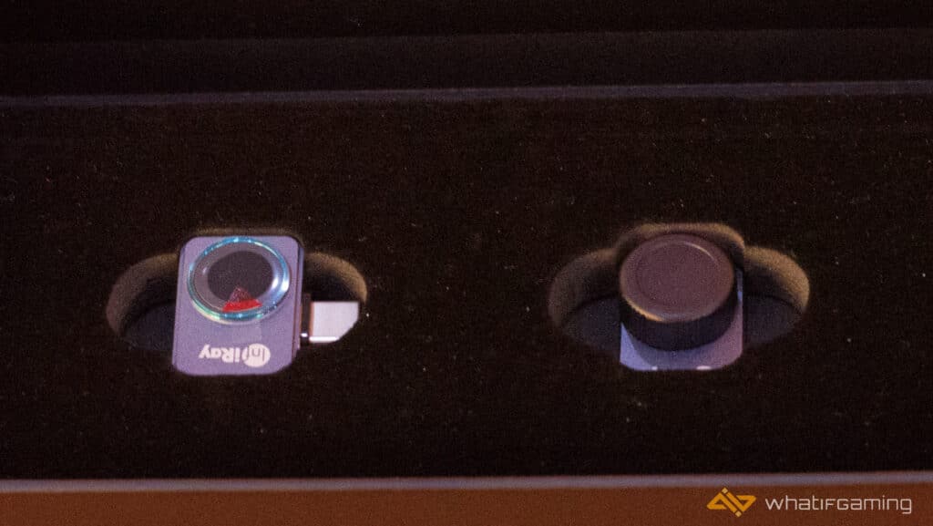 Image shows the InfiRay P2 Pro camera and lens