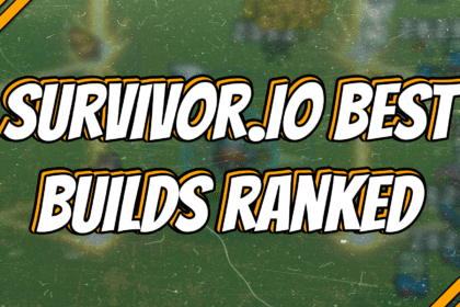Survivor.io: Best Builds Ranked (2023) title card.