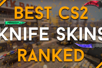 The 15 Best CS2 Knife Skins (2023) title card.