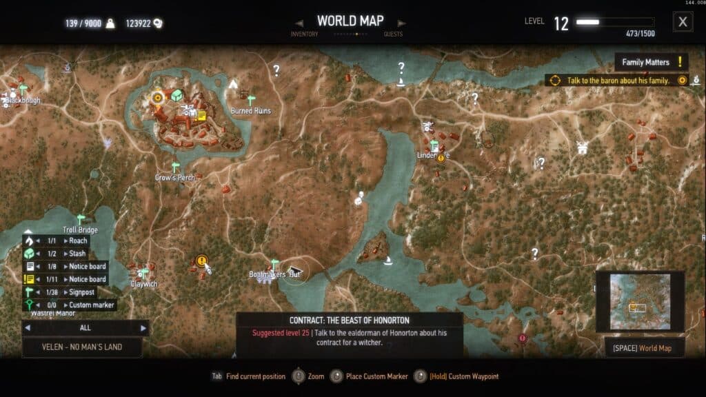Multiple quests should always be available on the map screen.