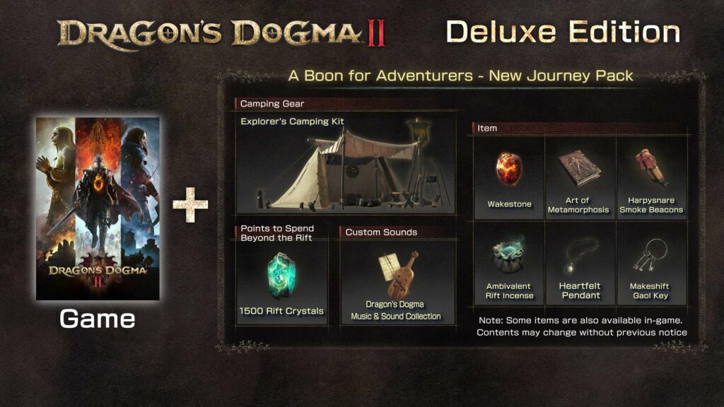 Обнародован бонусный контент за предзаказ Dragon’s Dogma 2