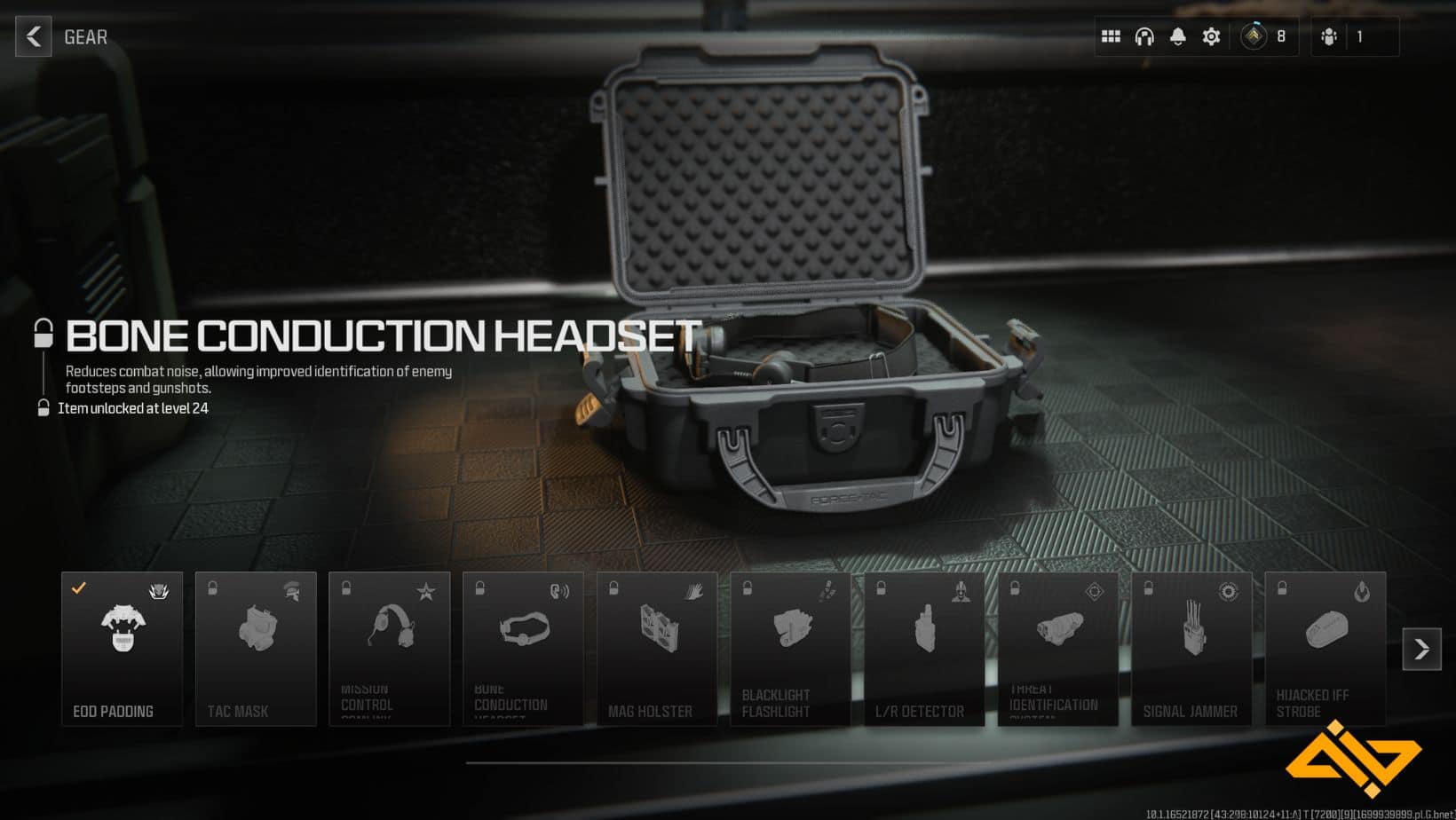 The Bone Conduction Headset allows players to hear enemy footsteps easily.