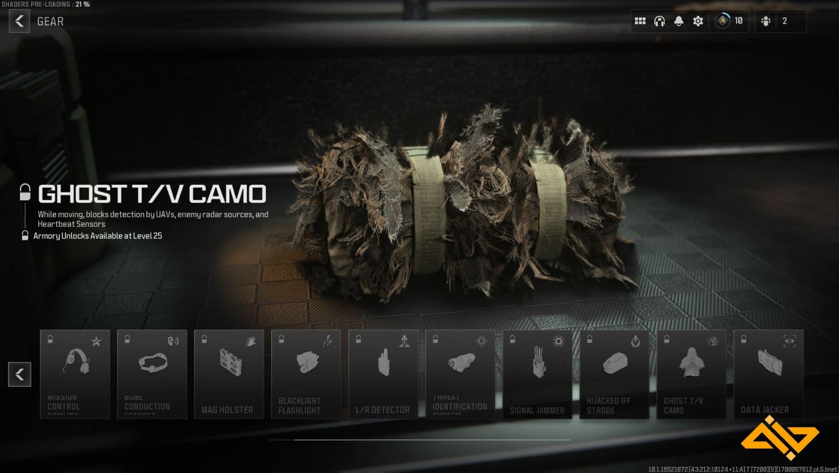 The Ghost TV Camo allows you to block detection from UAVs, enemy radar sources, and Heartbeat Sensors.