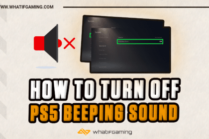 How to turn off PS5 beeping sound
