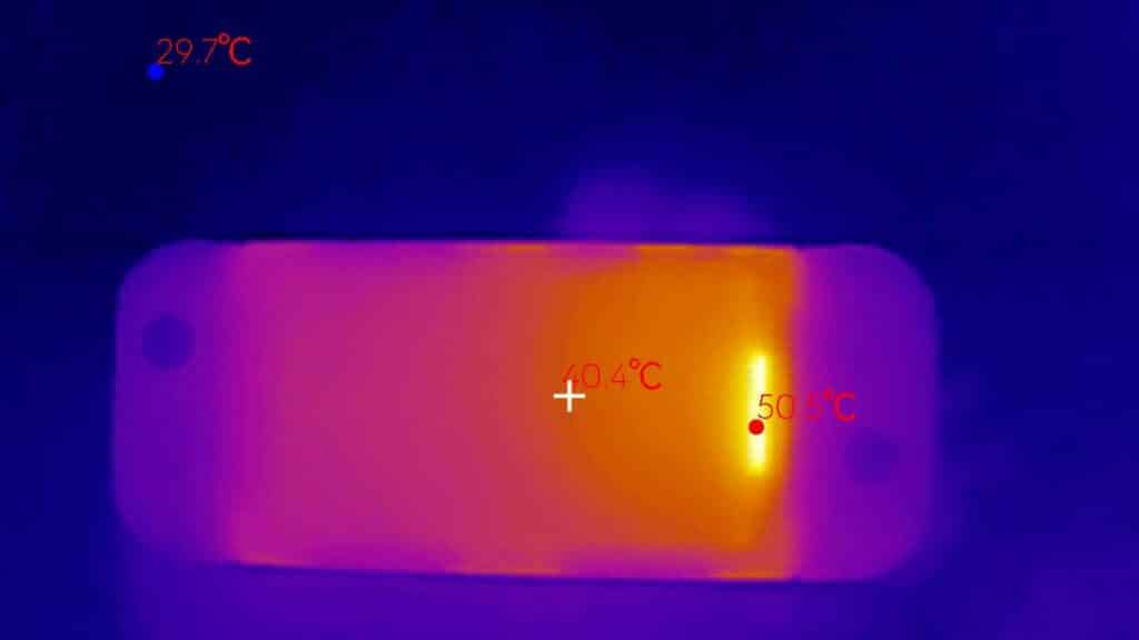 Image shows the Pimax Portal front heatmap