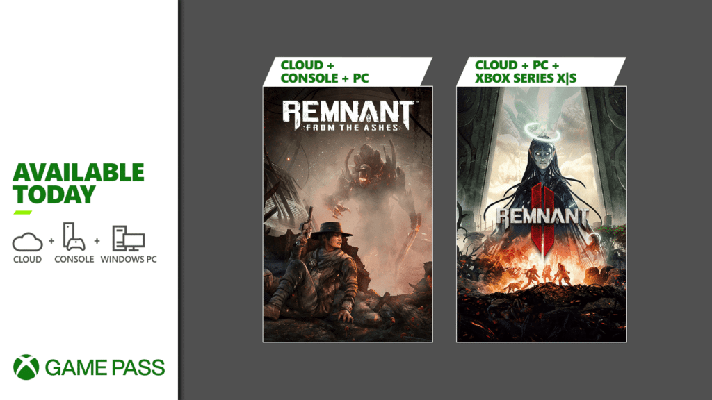 Remnant 1 and 2 on Game Pass
