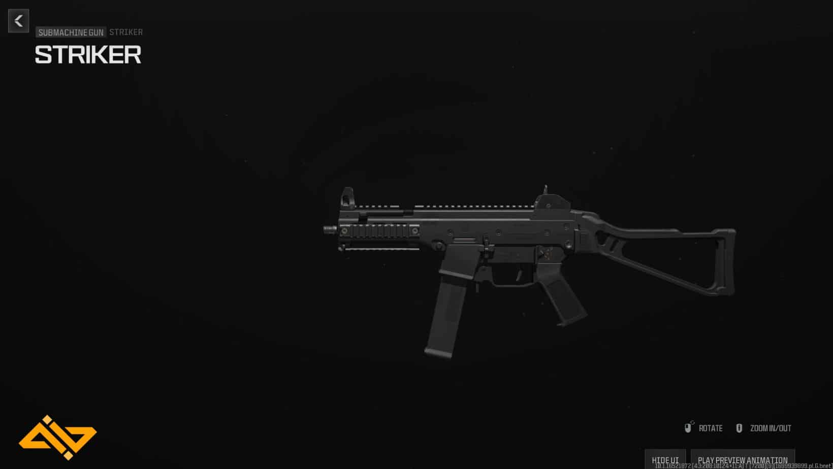 The Striker SMG is a good option due to its high fire rate and damage in close combat.