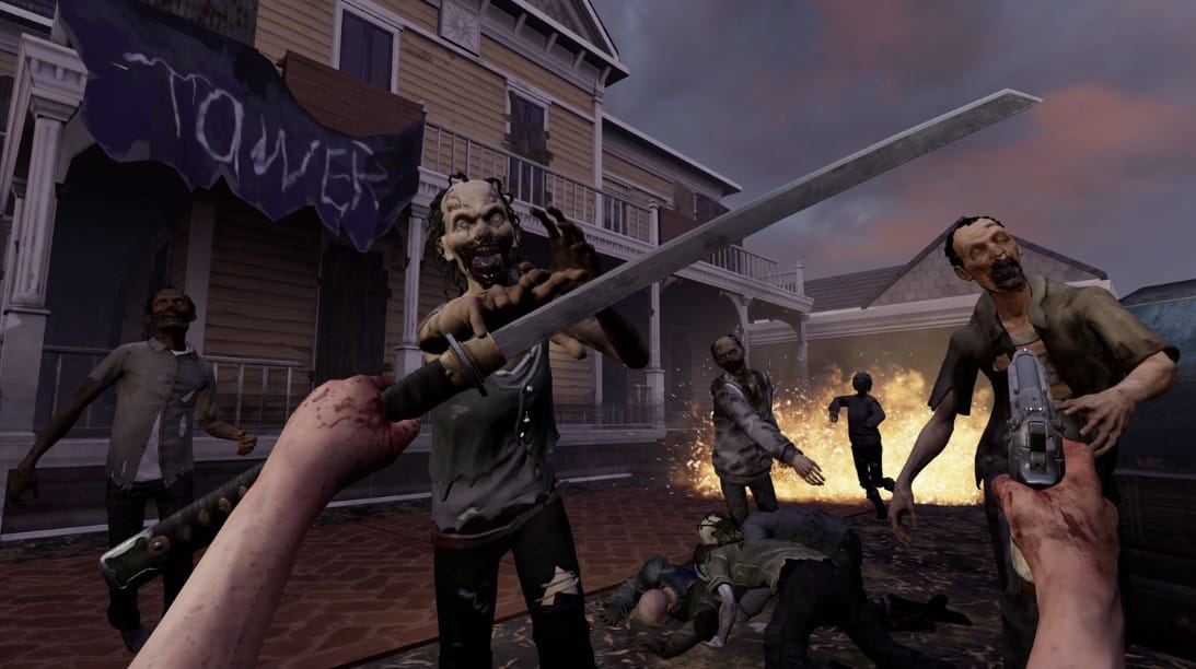 The Walking Dead: Saints & Sinners is one of the best AAA VR games for Meta Quest 2.