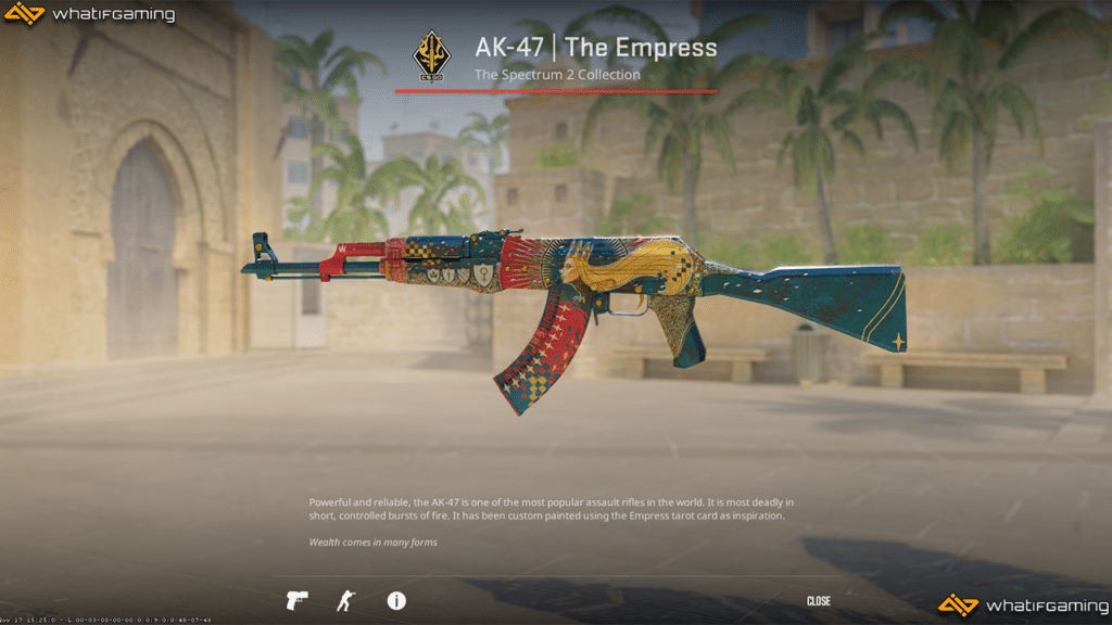 A photo of The CS2 AK-47 The Empress