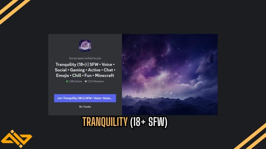 Tranquility - Discord to Find Friends