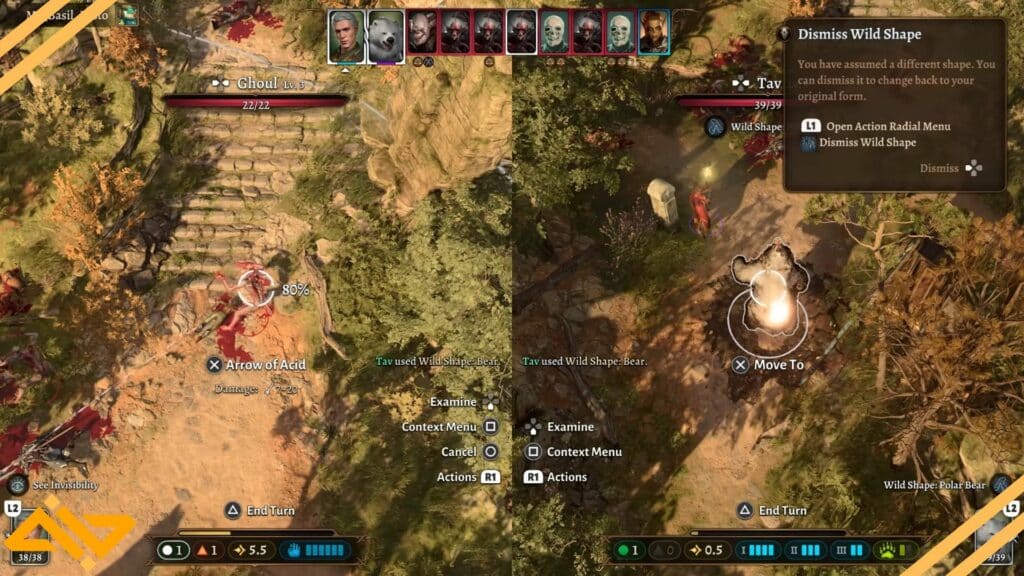 Baldur's Gate 3 - Best Split Screen games on the PS5