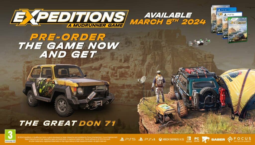 Expeditions: A MudRunner Game Pre-Order Bonus