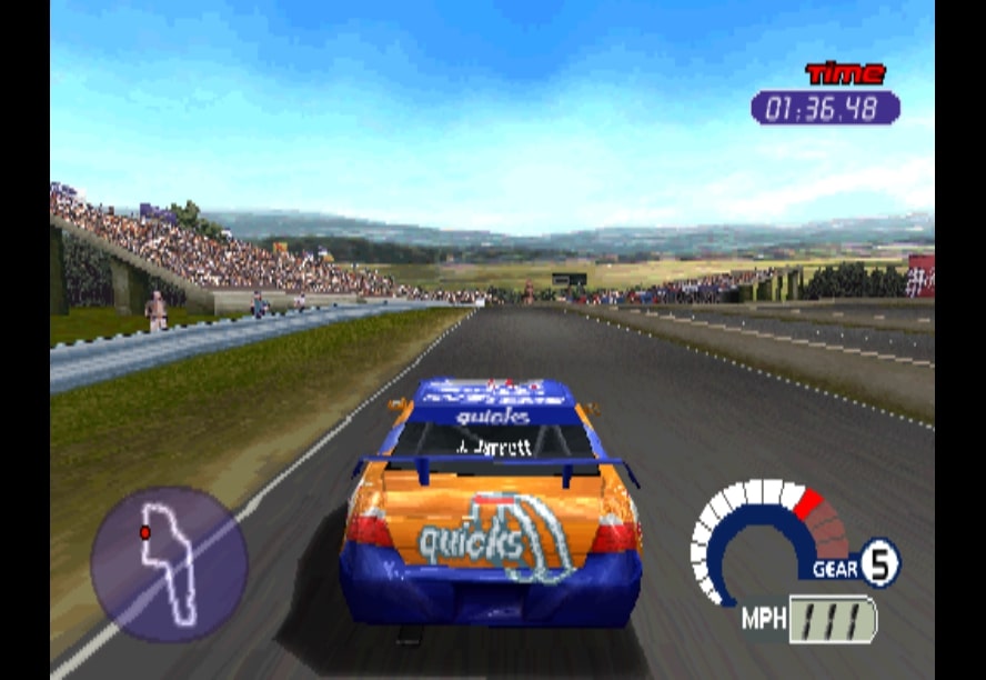 Also known as Jarrett & Labonte Stock Car Racing, this is a great racing game.