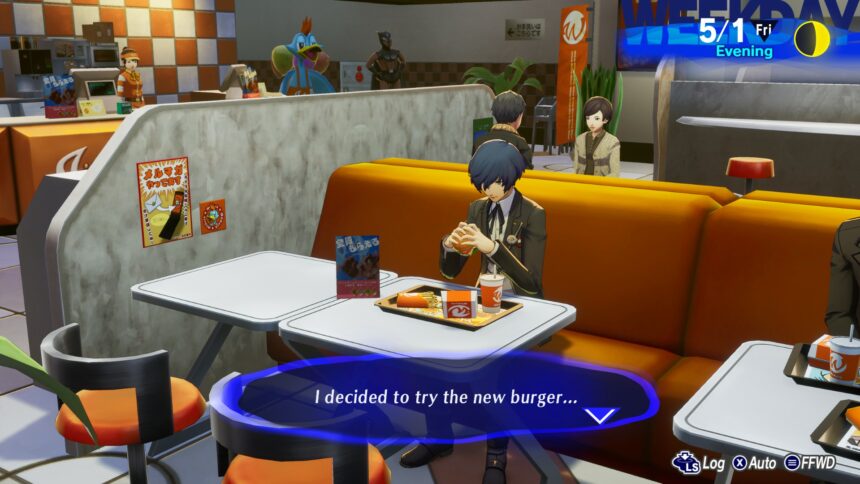 Persona 3 Burger