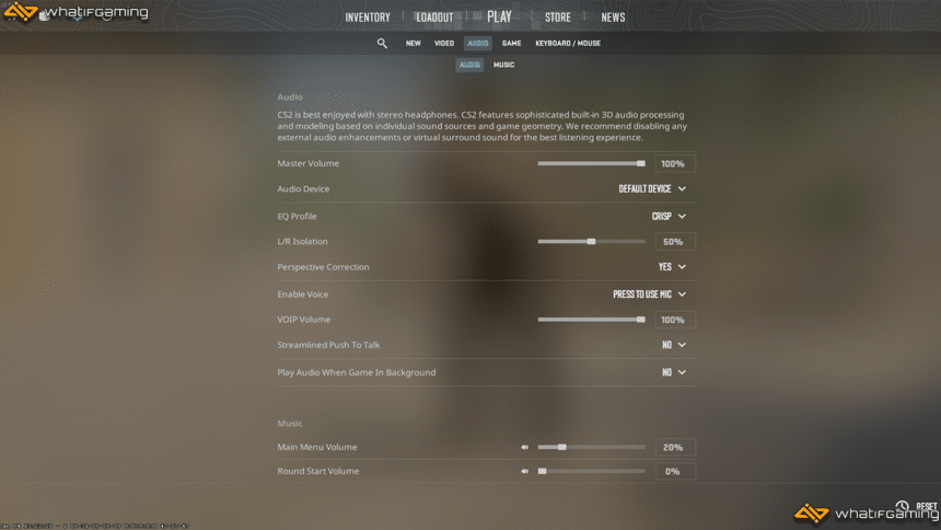 Best Sound and Audio Settings in CS2 - WhatIfGaming