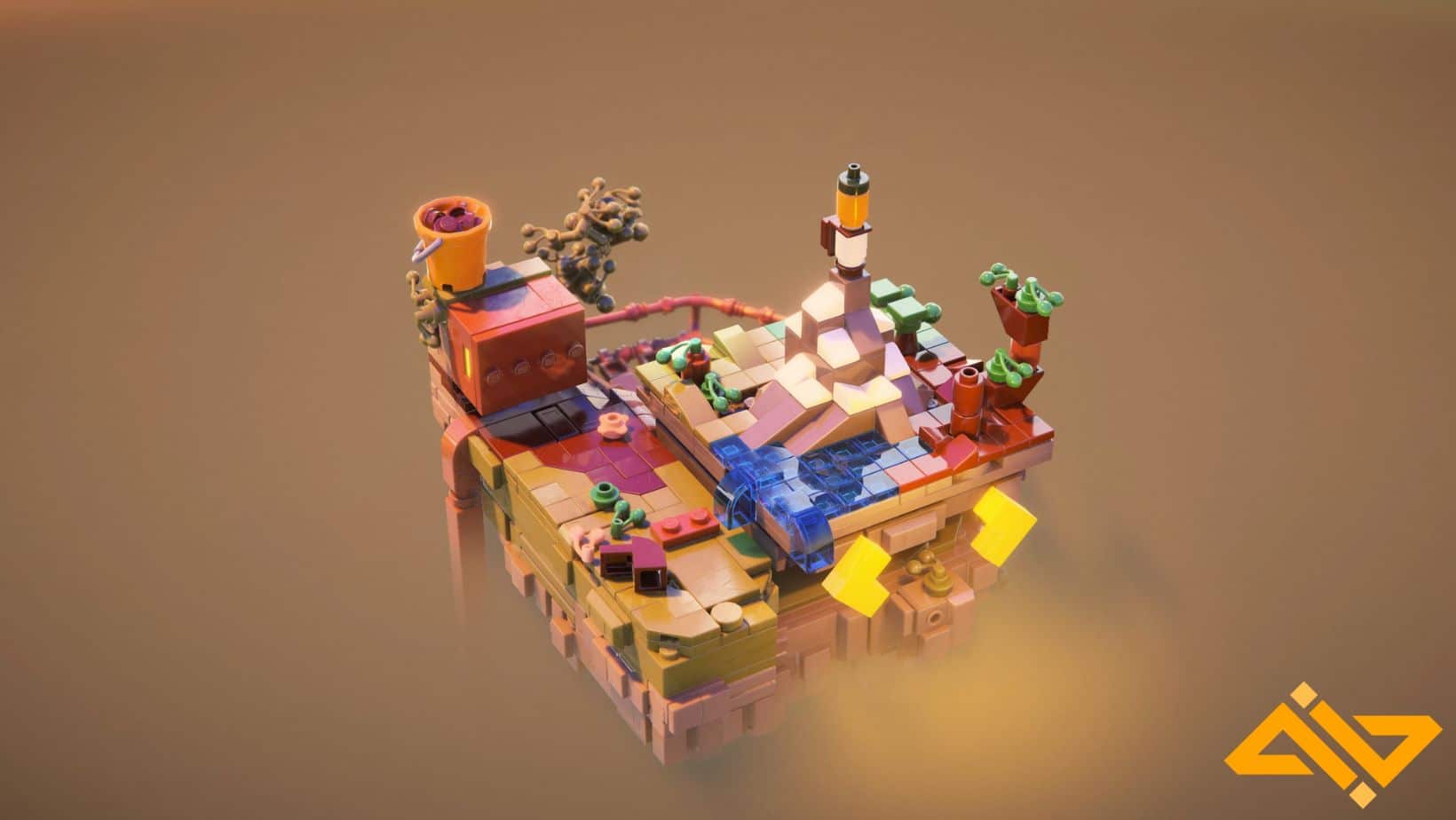 Lego Builder's Journey is an atmospheric, geometric puzzle game that looks stunning.