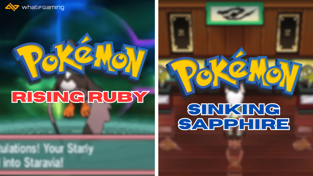 Featured image for Pokemon Rising Ruby and Pokemon Sinking Sapphire.