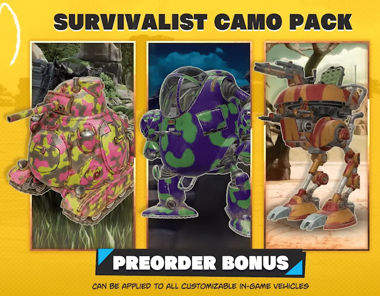 SAND LAND Pre-Order Bonus - Survivalist Camo Pack