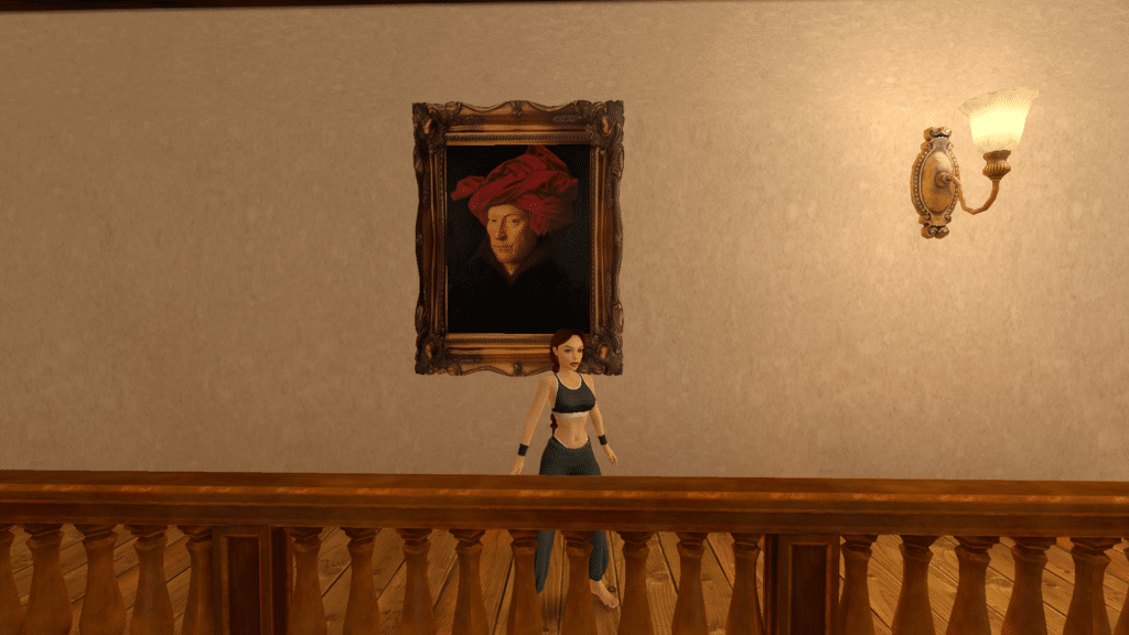 Tomb Raider I - III Remastered Lara's House Portrait
