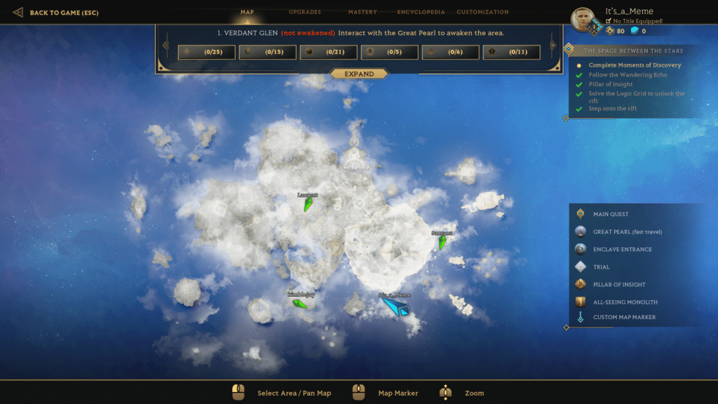 Island of Insight World Map