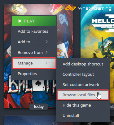 Steam library > Balatro > Manage > Browse local files