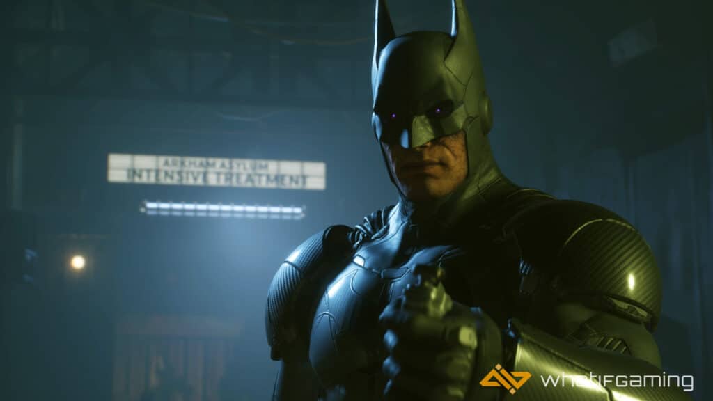 La imagen muestra a Batman en el juego.