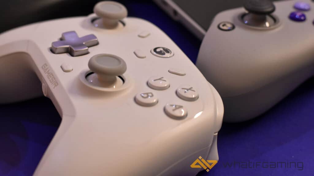 Image shows the Controller face buttons