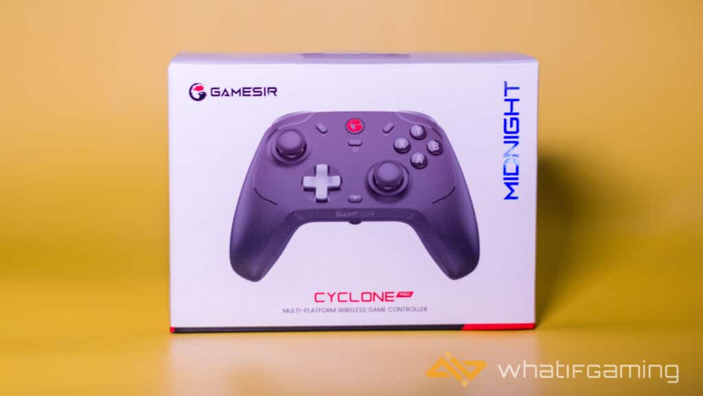 Image has Gamesir Cyclone T4 Pro Review box