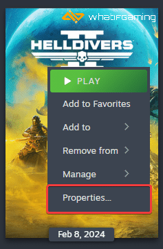 Helldivers 2 in Steam library