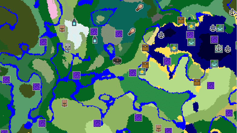Flat Lands Seed Map