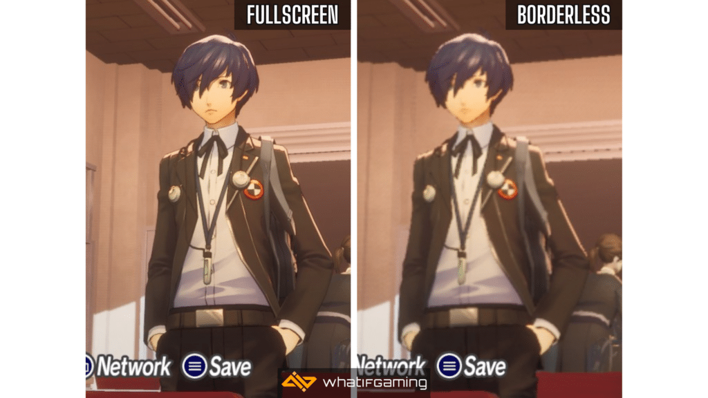 Persona 3 Reload Fullscreen vs Borderless Mode