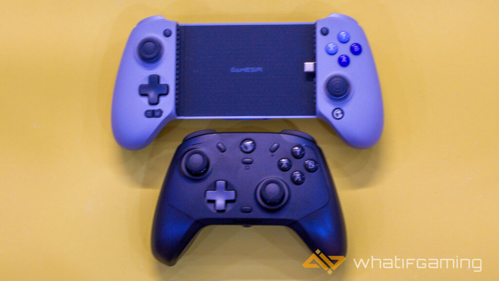 Image shows a Comparison with G8 a mobile controller