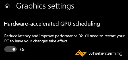 Hardware-accelerated GPU scheduling